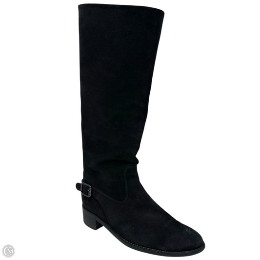Olga Riding Boots By Aquatalia In Black, Size: 7.5