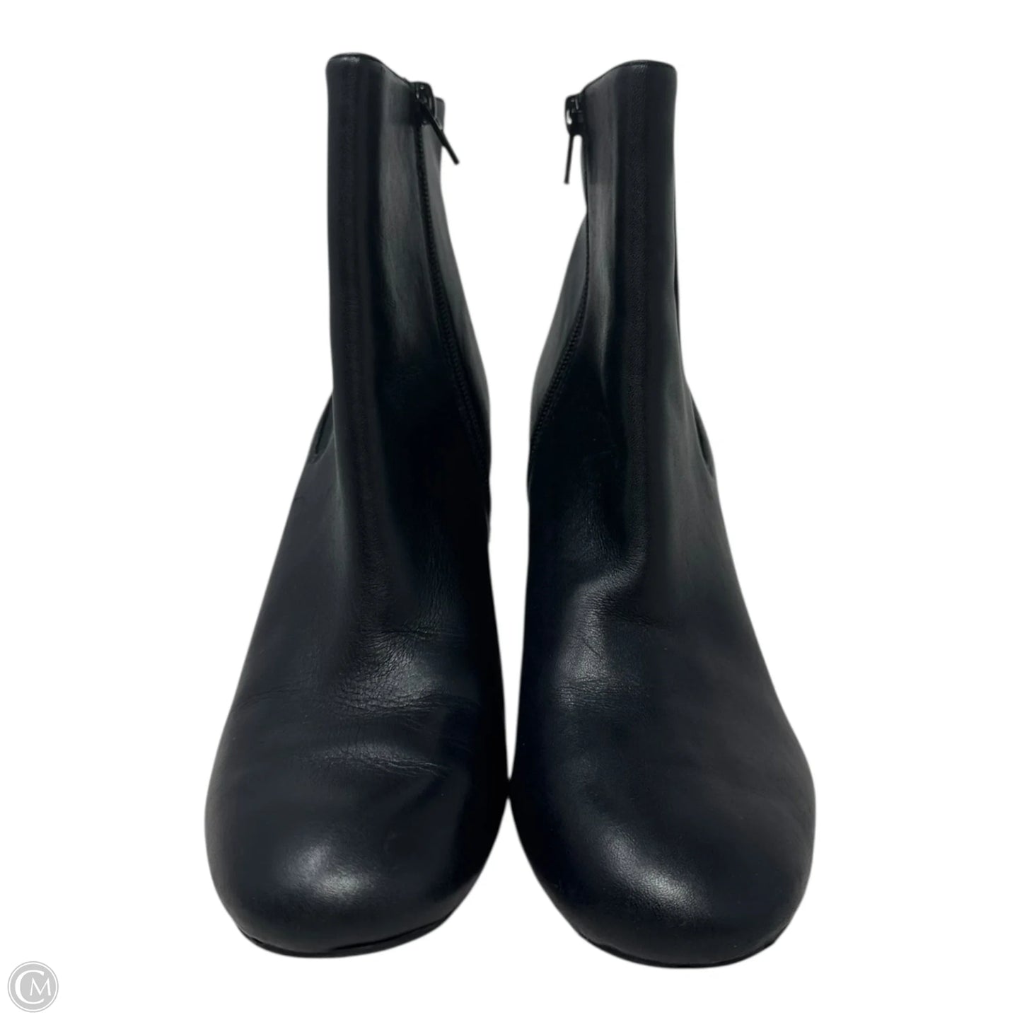 Olina Chain Heel Boots Ankle Heels By Preston And York In Black, Size: 7