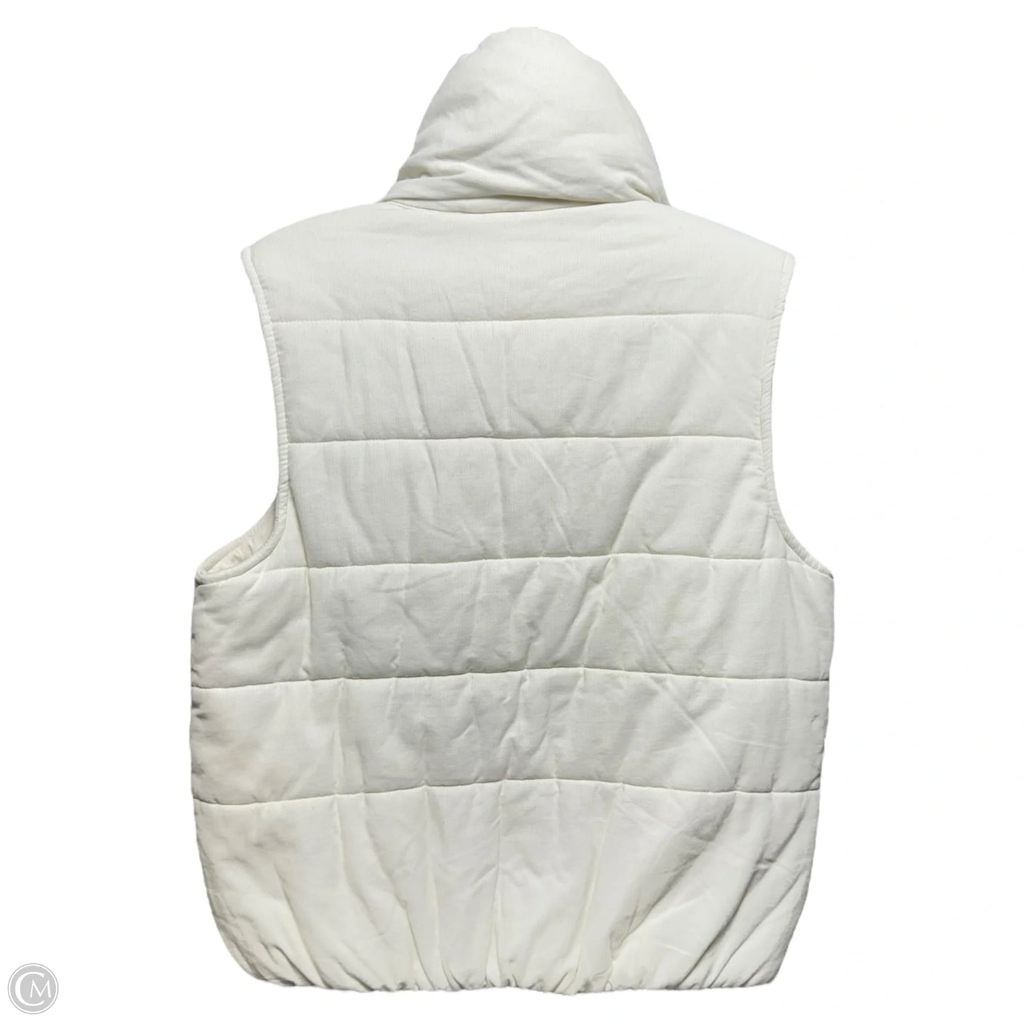 Corduroy Puffer Vest By Pilcro In Cream, Size: S