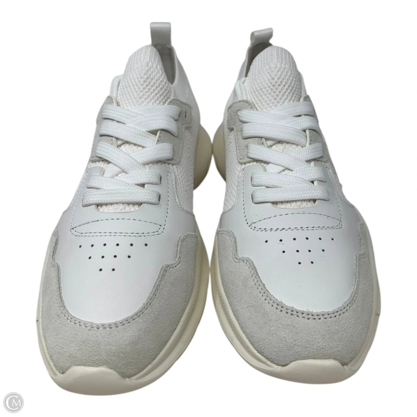 5050 Mesh Lace-up Sneakers Designer By Stuart Weitzman In White, Size: 6