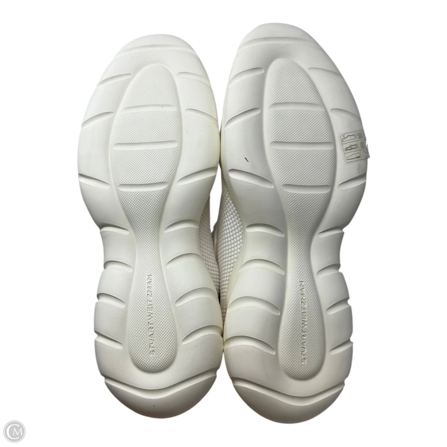 5050 Mesh Lace-up Sneakers Designer By Stuart Weitzman In White, Size: 6