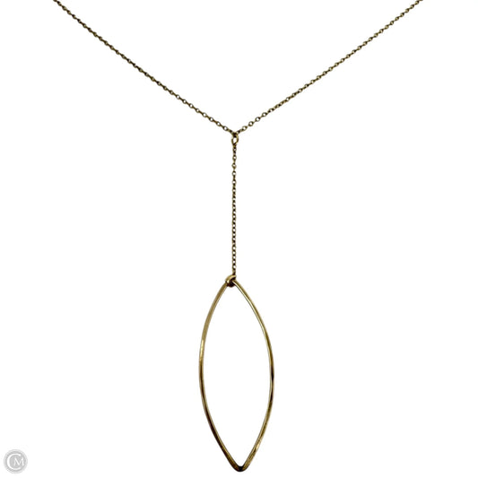 14/20k Gold Filled Marquise Open Pendent Necklace