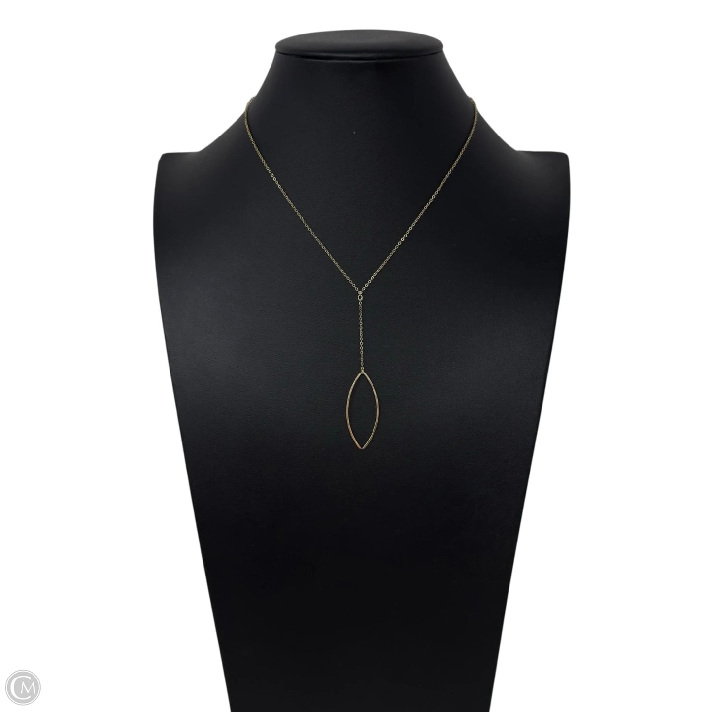 14/20k Gold Filled Marquise Open Pendent Necklace