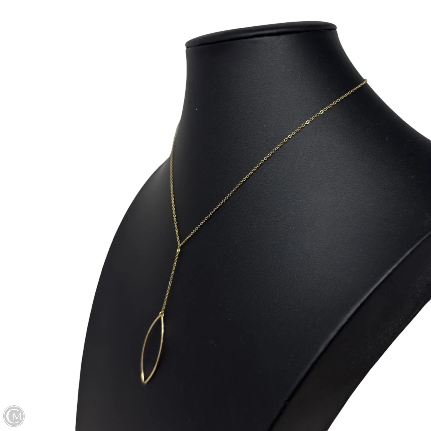 14/20k Gold Filled Marquise Open Pendent Necklace
