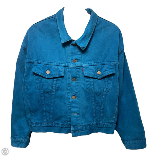 Jacket Denim By Levis In Blue, Size: S