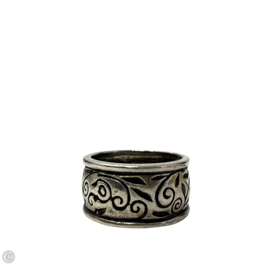 Sterling Silver Vine Wide Band Ring By Clothes Mentor, Size: 8