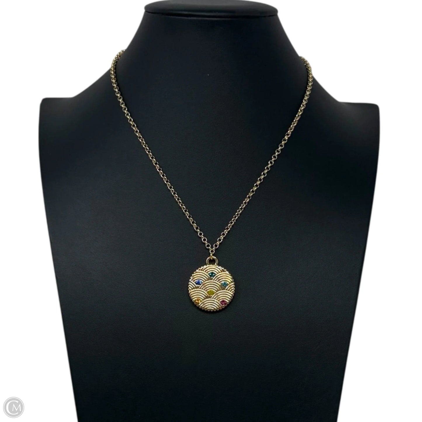 Southbank Disc Pendant Necklace Designer By Kurt Geiger