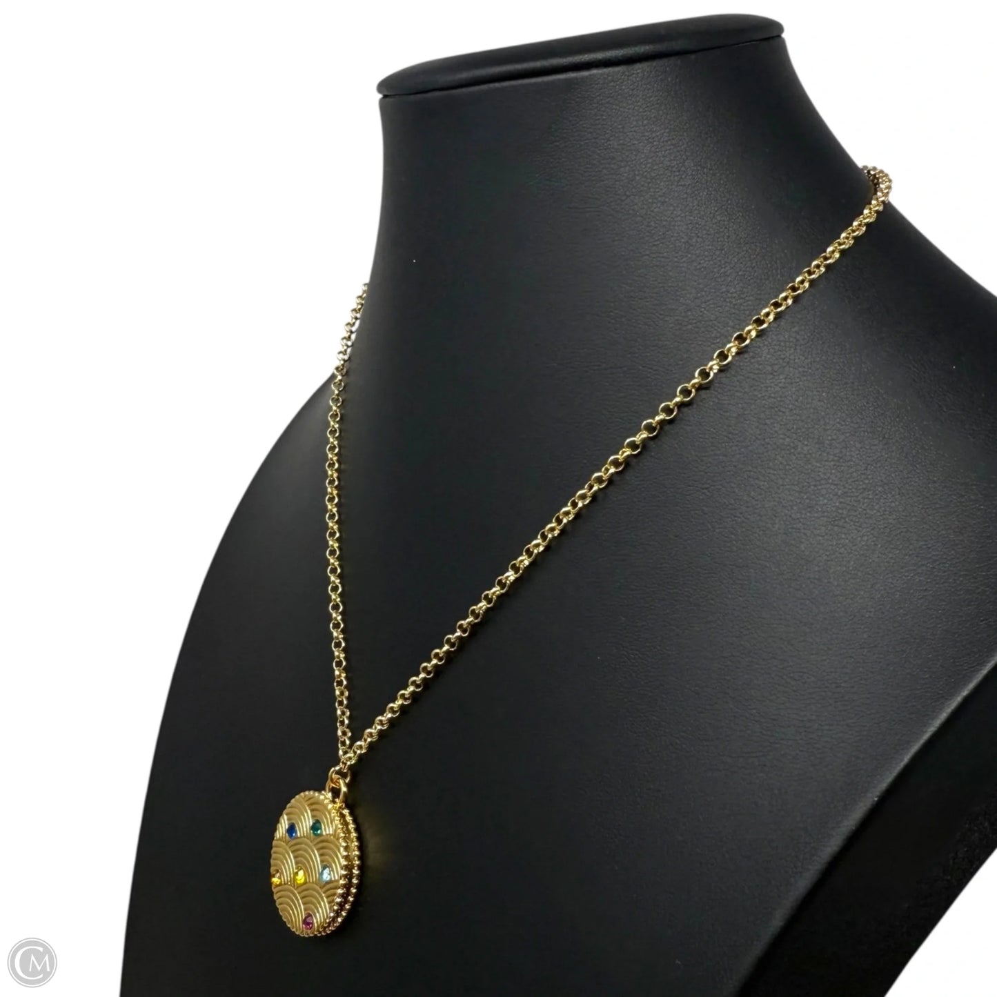 Southbank Disc Pendant Necklace Designer By Kurt Geiger