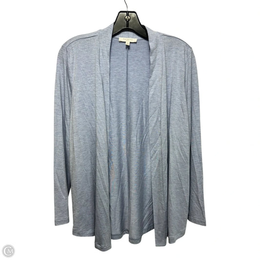 Sweater Cardigan By Talbots In Blue, Size: Mp