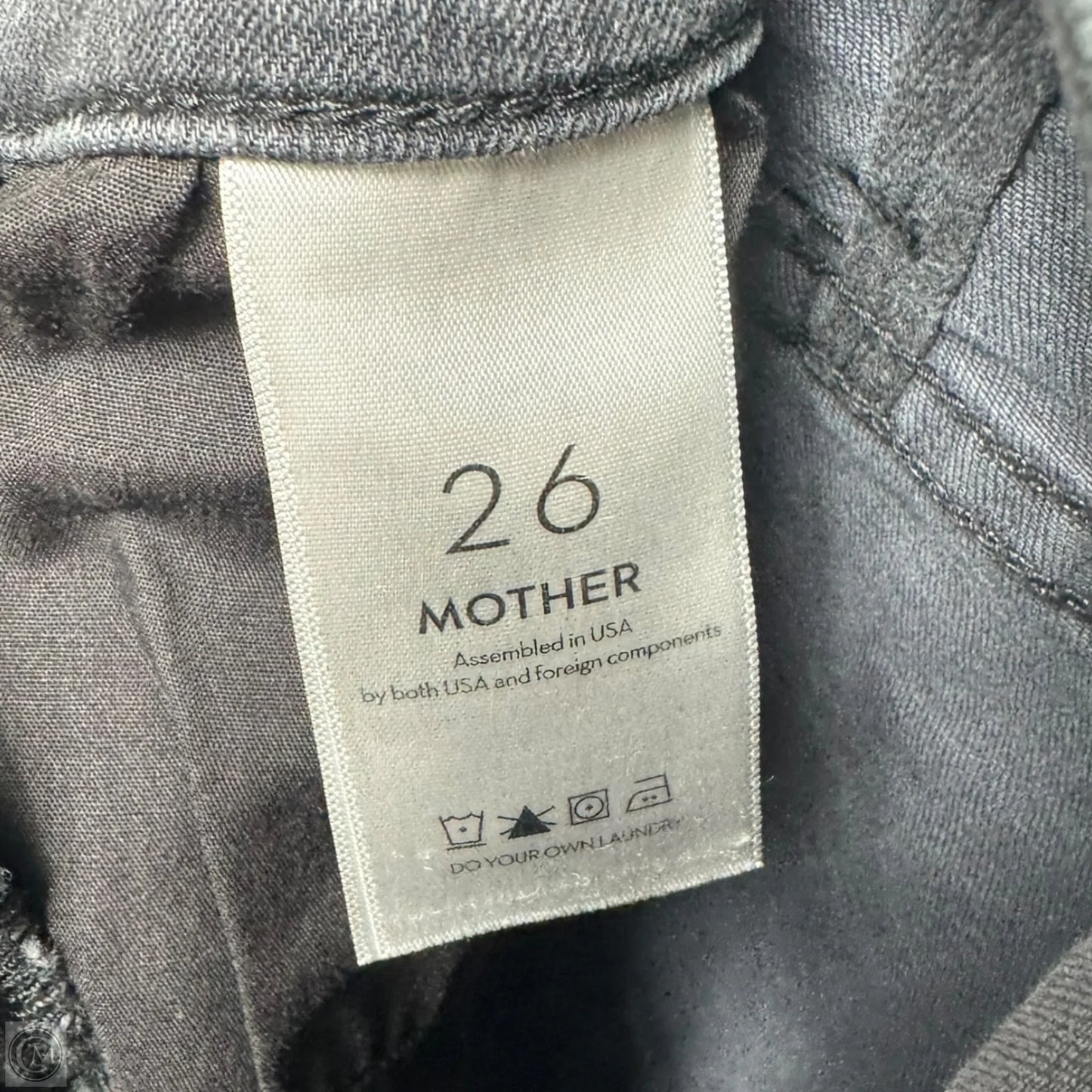 Jeans Boot Cut By Mother In Black Denim, Size: 2