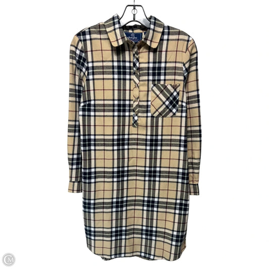 Dakota Dress Casual Short By Lauren James In Plaid Pattern, Size: S