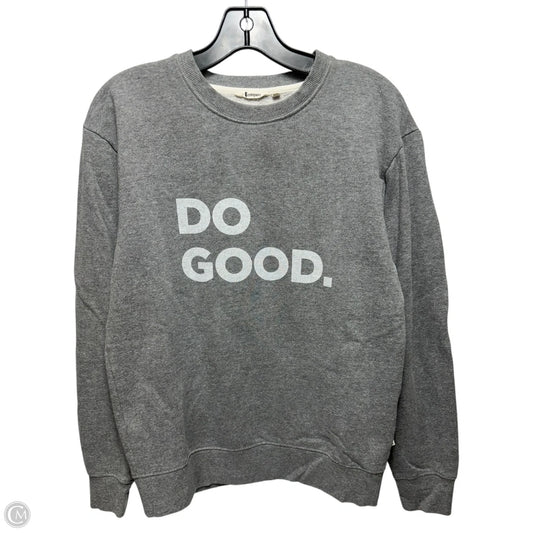 Do Good Sweatshirt Crewneck By Cotopaxi In Grey, Size: M