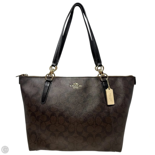 Tote Designer By Coach, Size: Medium