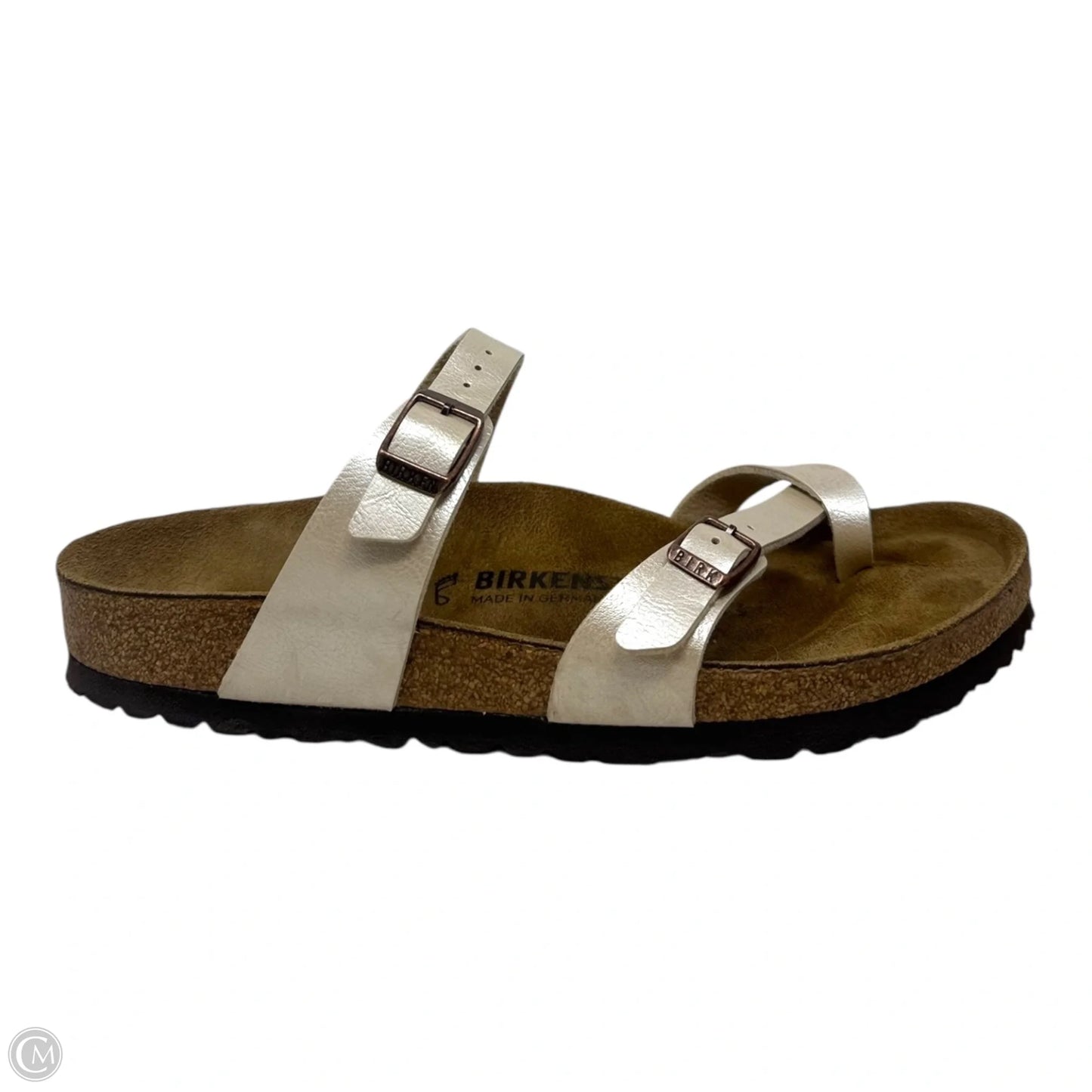 Mayari Sandals Flats By Birkenstock In Cream, Size: 9