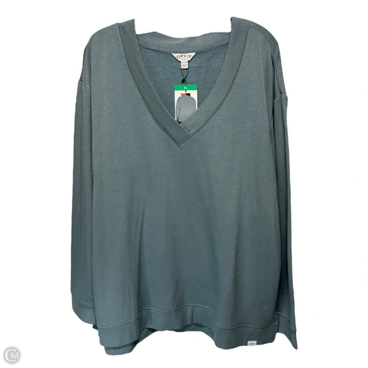 Sweatshirt Crewneck By Orvis In Green, Size: Xl