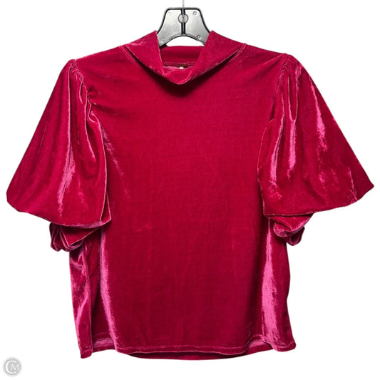 Top Short Sleeve By Free People In Pink, Size: S