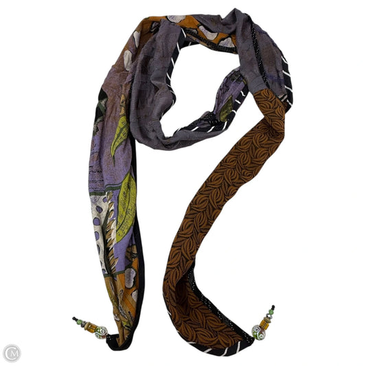 Long Scarf With Beads