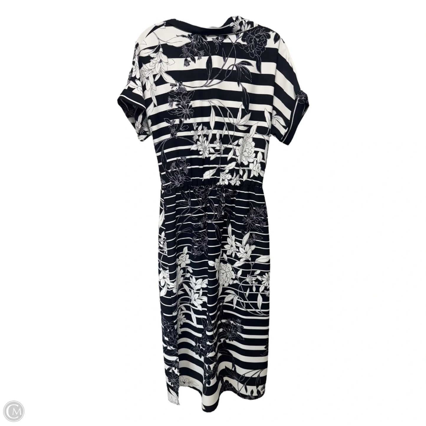 Dress Casual Maxi By Joseph Ribkoff In Blue & White, Size: 8