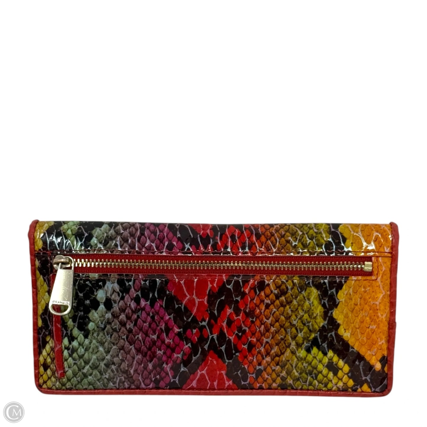 Ady Wallet Designer By Brahmin In Red Dragon, Size: Medium
