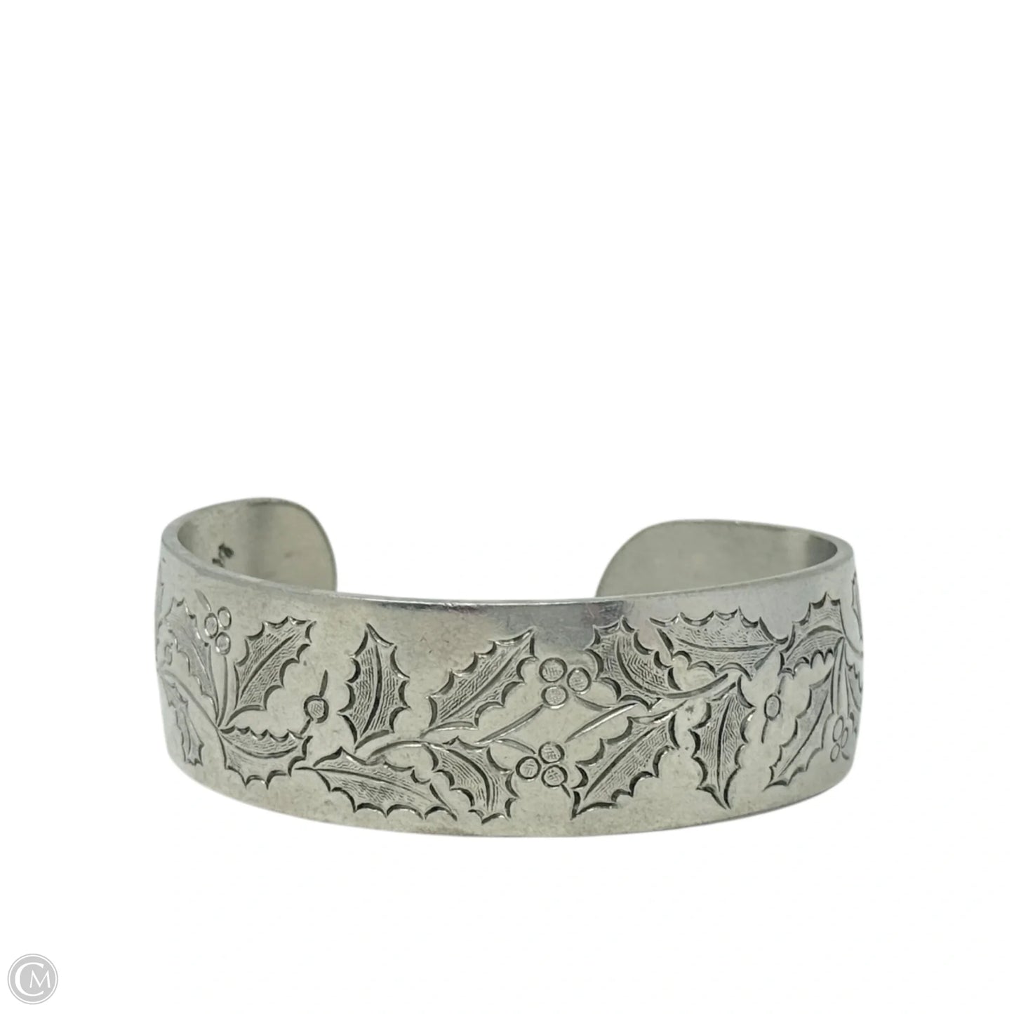 Winter Holly Pewter Cuff Bracelet By Kirk Stieff