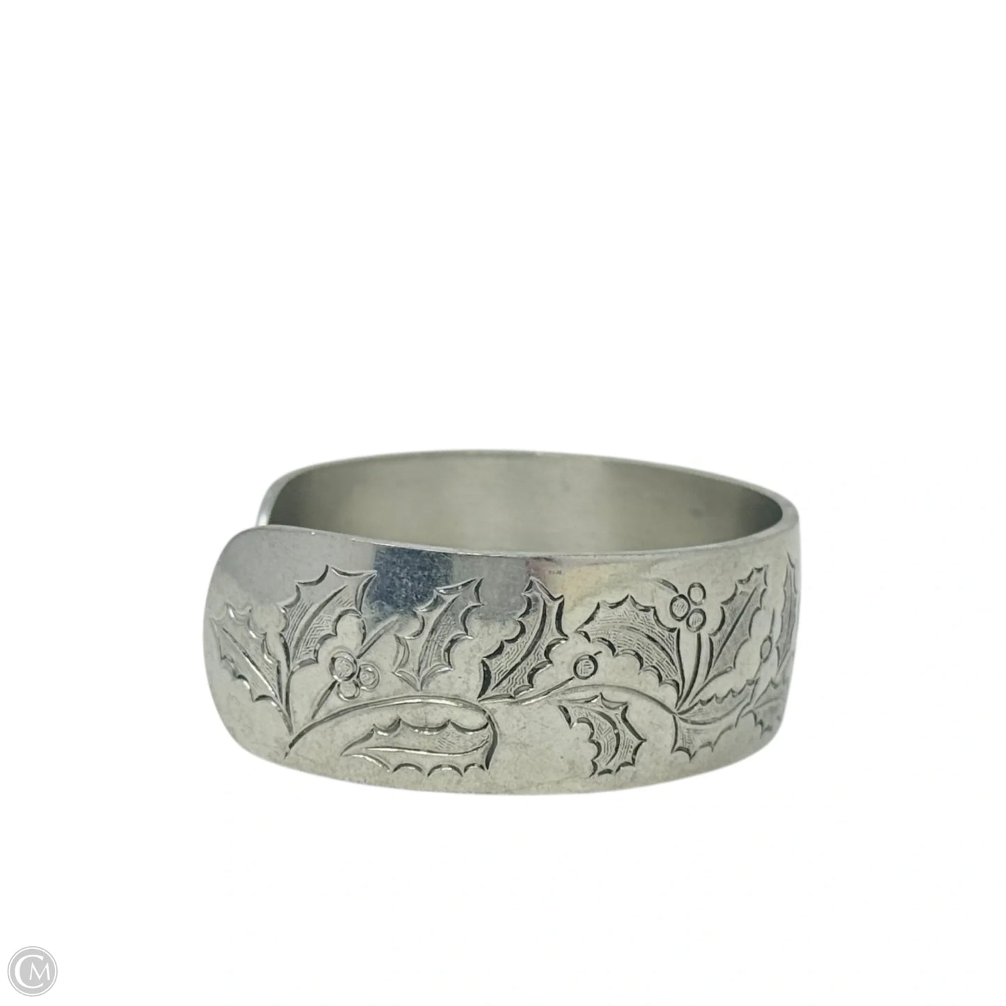 Winter Holly Pewter Cuff Bracelet By Kirk Stieff