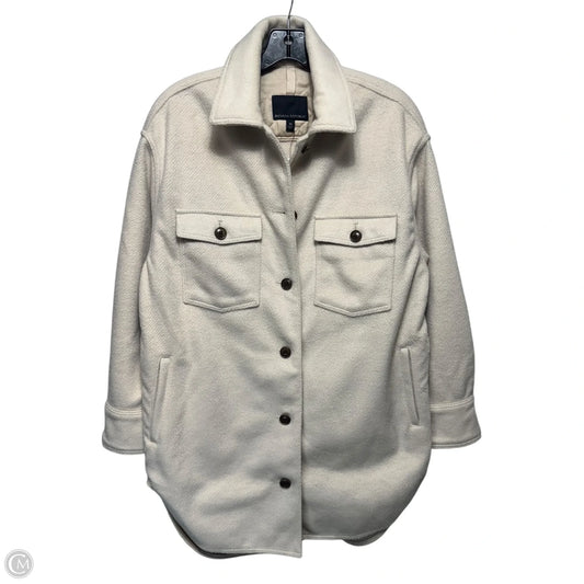Coat By Banana Republic In Cream, Size: Xs