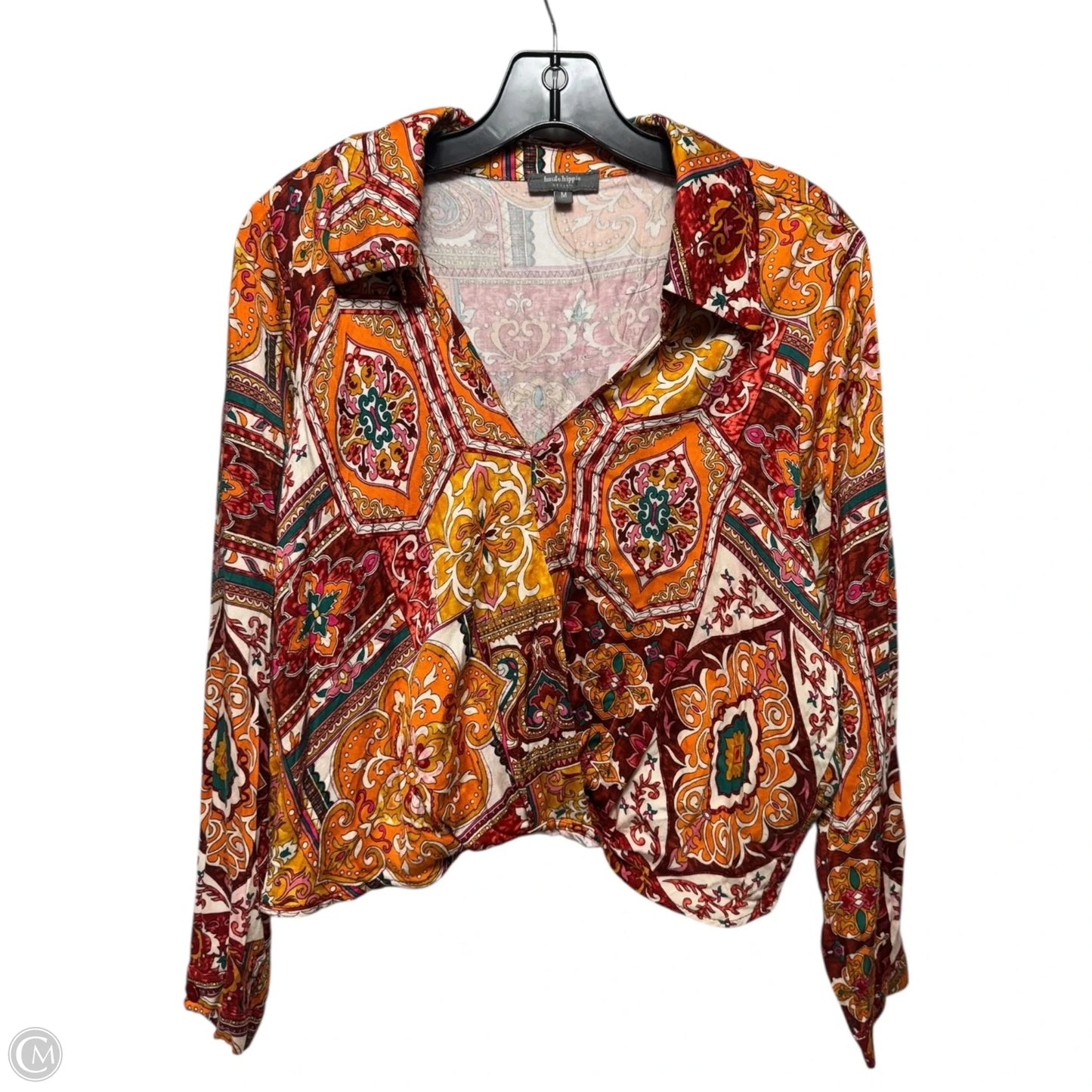 Top Long Sleeve By Haute Hippie In Multi-colored, Size: M