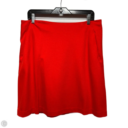 Skirt Mini & Short By Cabi In Orange, Size: 12
