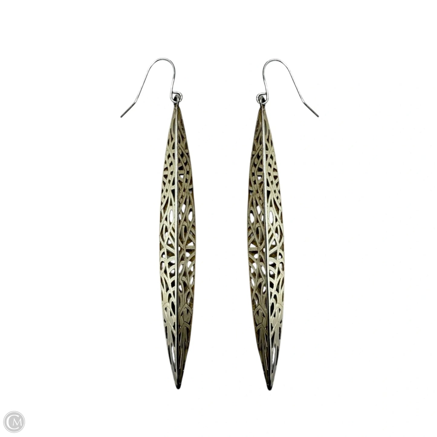 Sterling Silver Filigree Stiletto Earrings Dangle/drop By Clothes Mentor