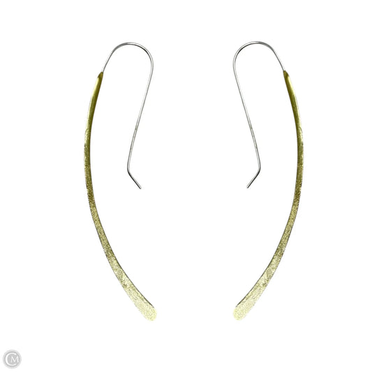 Sterling Silver KR Contour Art Earrings Dangle/drop By Silpada