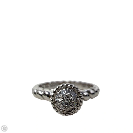 Sterling Silver & CZ Ring By Judith Ripka For Qvc, Size: 9