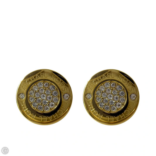 Gold Tone Signature Pave Stud Earrings Other By Michael By Michael Kors