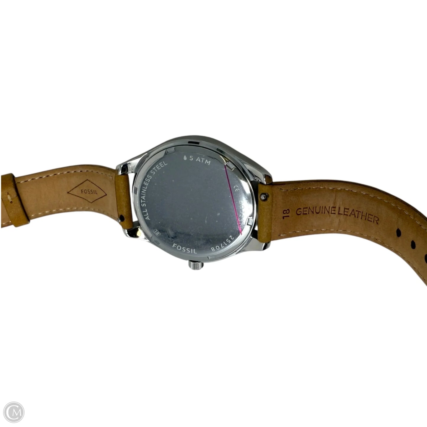 BQ3259 Classic With Date Light Brown Leather Strap 40mm Watch By Fossil