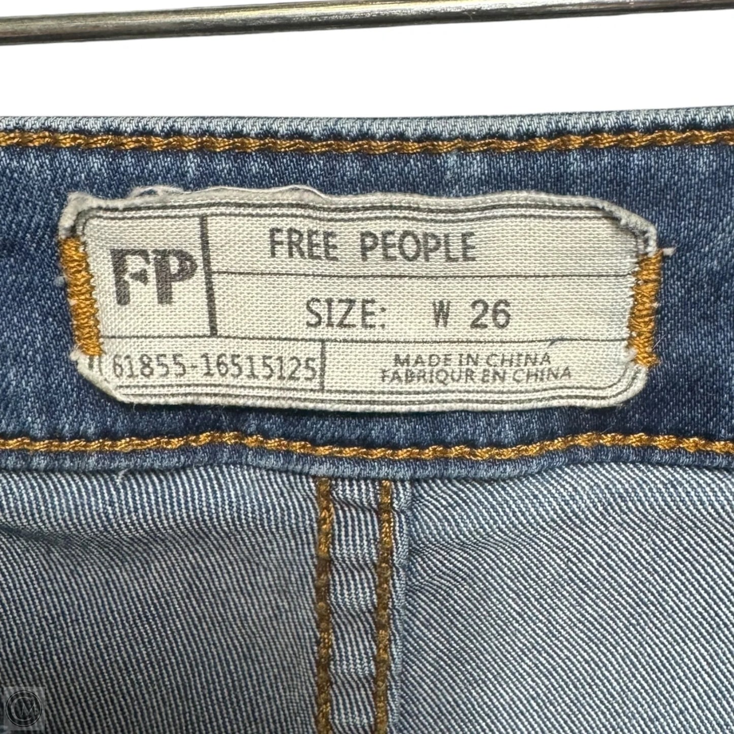 Jeans Flared By Free People In Blue Denim, Size: 2