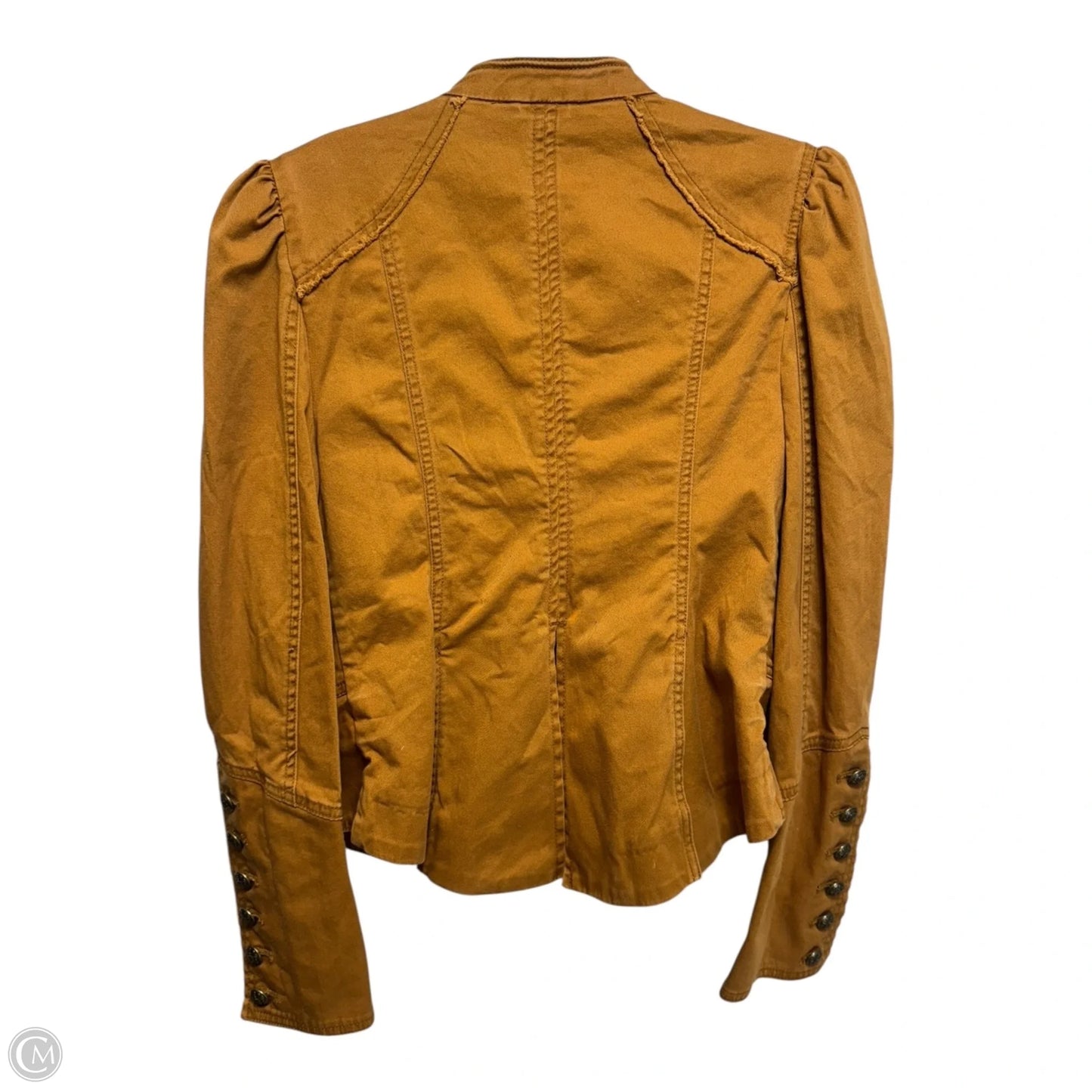 Military Jacket By Free People In Gold, Size: S