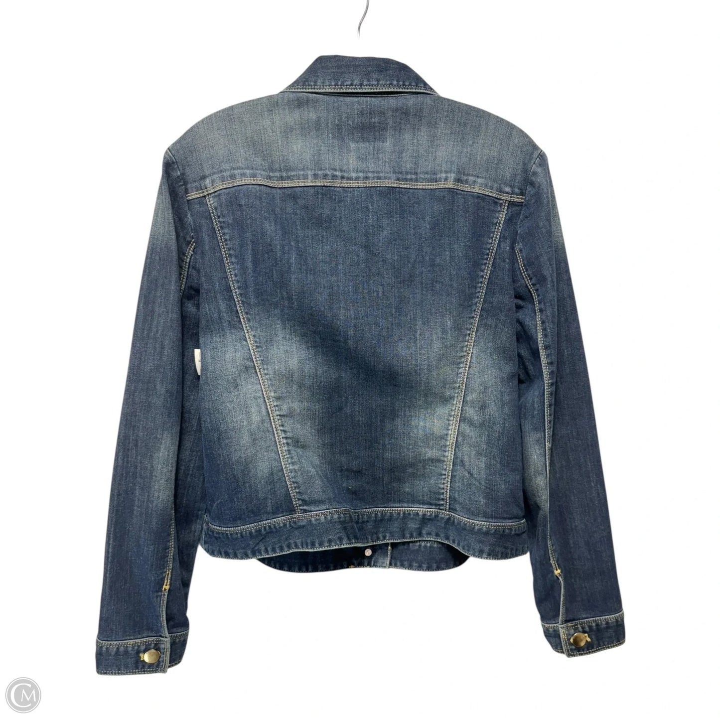 Jacket Denim By Chicos In Blue Denim, Size: M