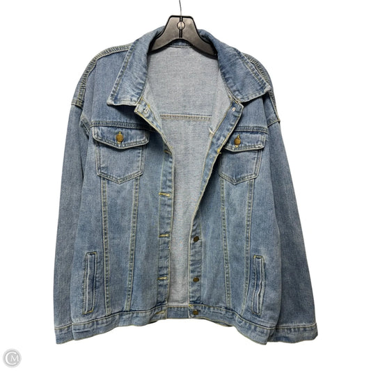 Jacket Denim By Falmer Heritage In Blue Denim, Size: Xl