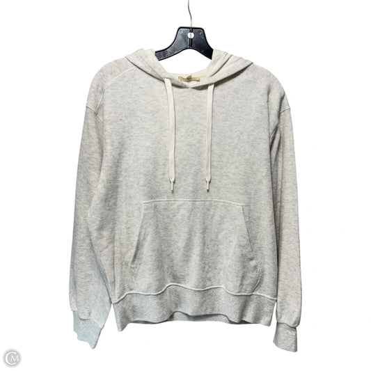 Knit Hooded Sweater By Madewell In Grey, Size: S
