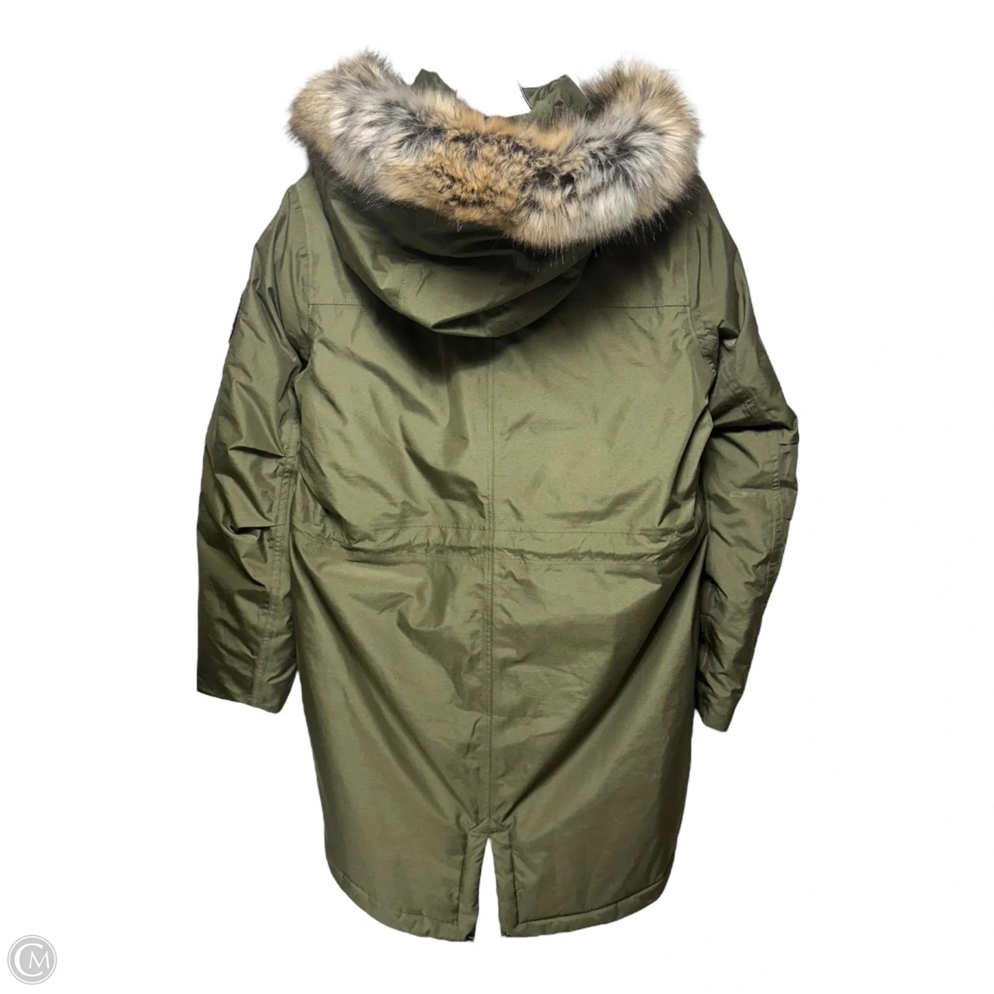 Coat Parka By Lands End In Green, Size: S