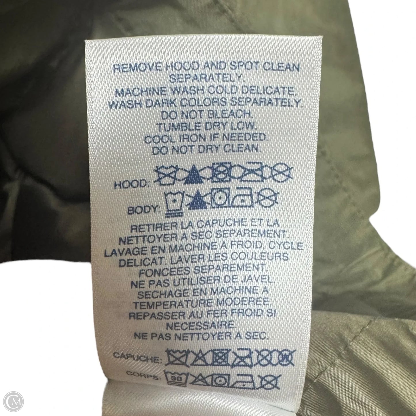 Coat Parka By Lands End In Green, Size: S