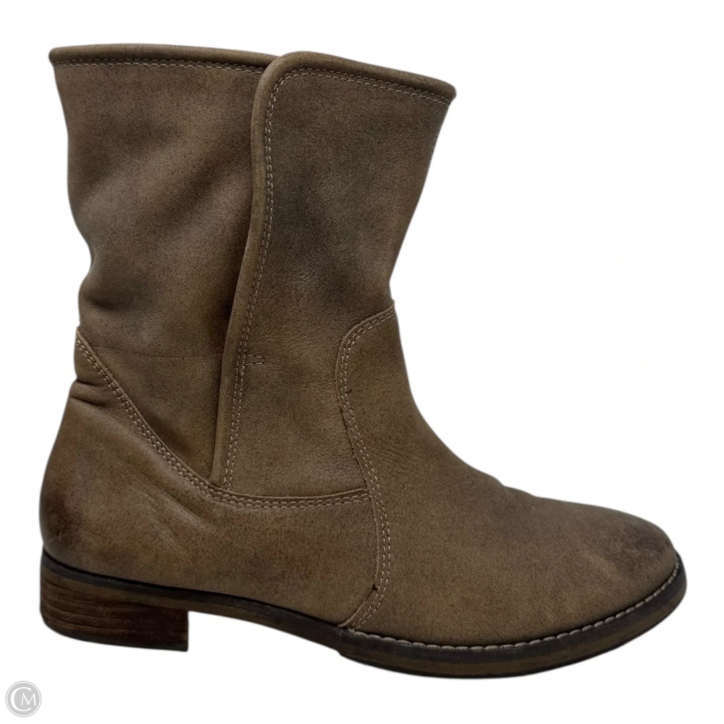 Boots Ankle Flats By Michael Shannon In Tan, Size: 8