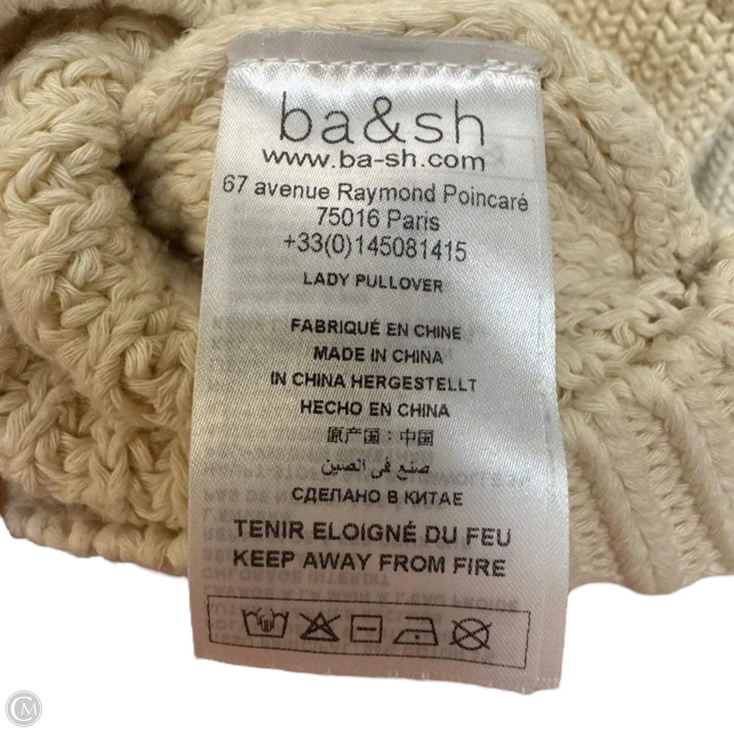 Sweater By bs&sh In Cream, Size: L