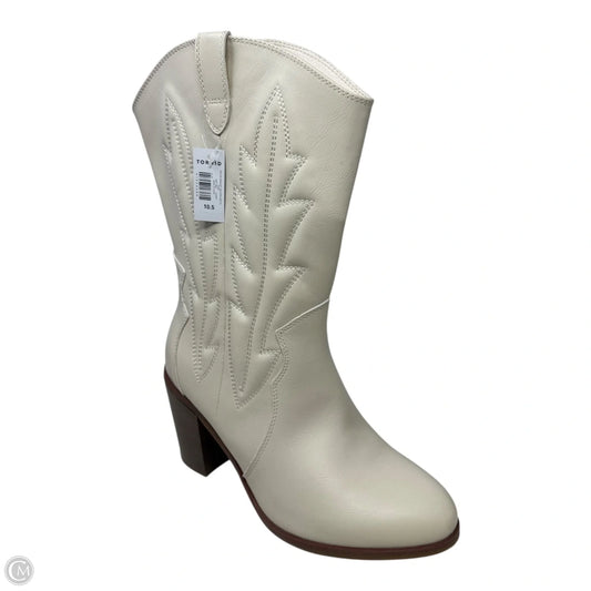 Boots Western By Torrid In Cream, Size: 10.5