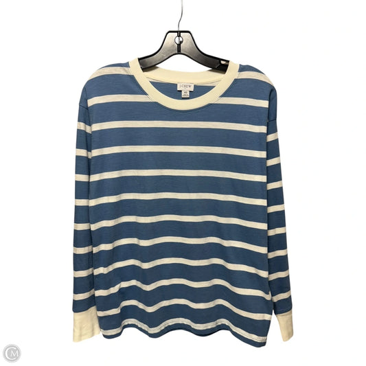 Top Long Sleeve By J. Crew In Striped Pattern, Size: Xs
