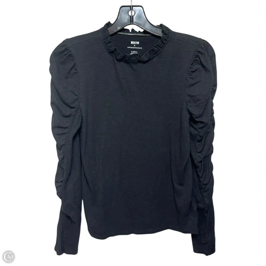 Top Long Sleeve By Maeve In Black, Size: XS