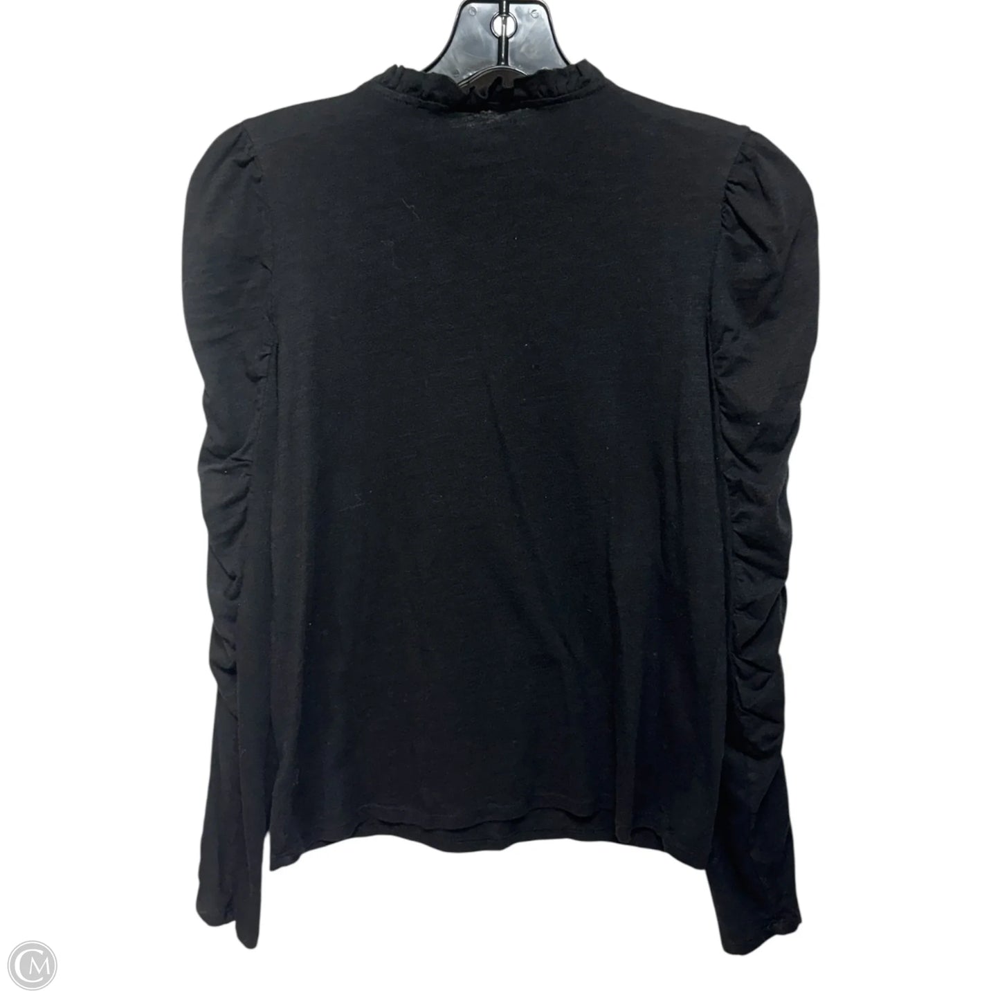 Top Long Sleeve By Maeve In Black, Size: XS