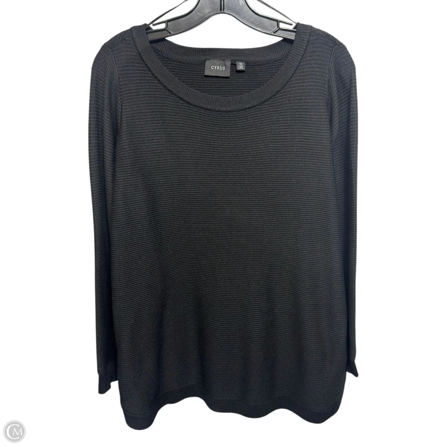 Sweater By Cyrus In Black, Size: 1x