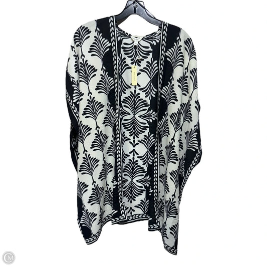 Kimono By Max Studio In Black & Cream, Size: 1x