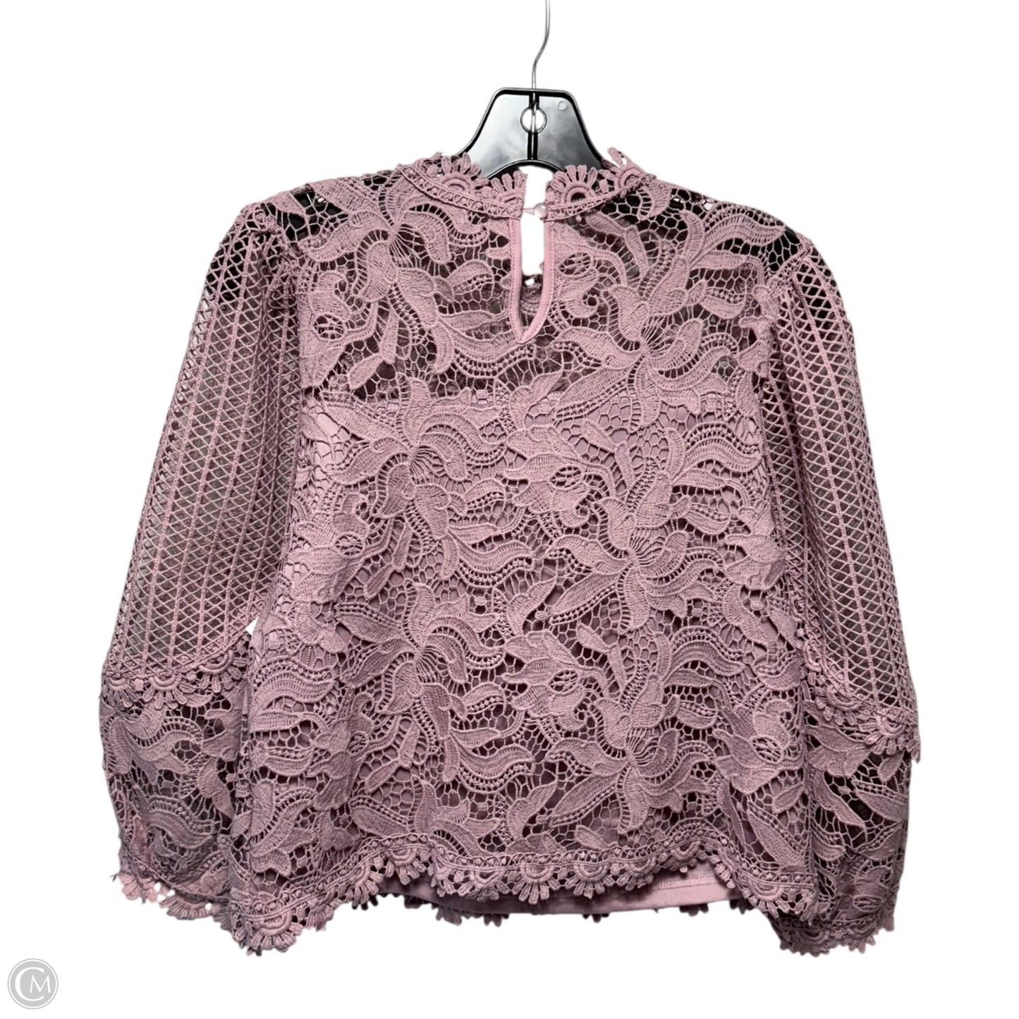 Top Long Sleeve By Ultra Pink In Mauve, Size: S