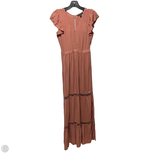 Dress Casual Maxi By American Eagle In Orange, Size: Xxs